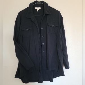 Button up sweatshirt